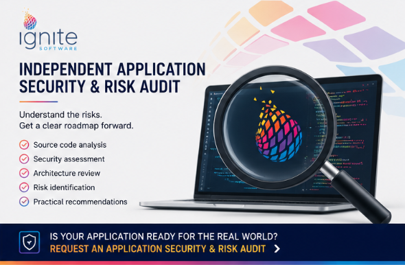 Application security and risk audit for AI-built software